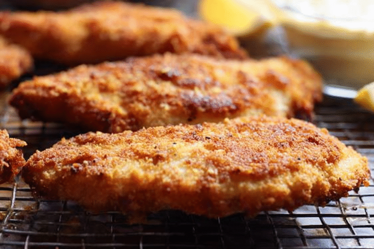 Zesty Lemon Pecorino Crispy Chicken