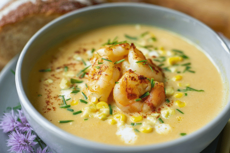 New Orleans Shrimp and Corn Bisque