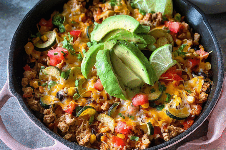 Turkey Taco Skillet