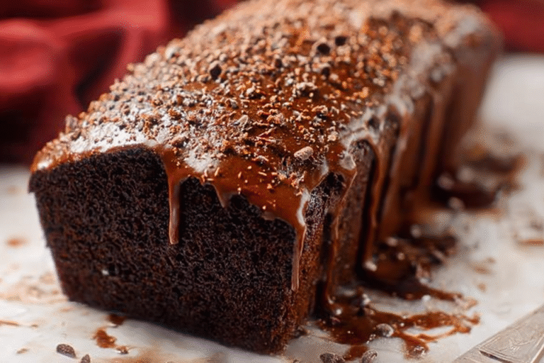 Chocolate Sour Cream Pound Cake