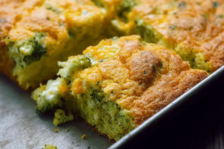 Cheesy Broccoli Cornbread