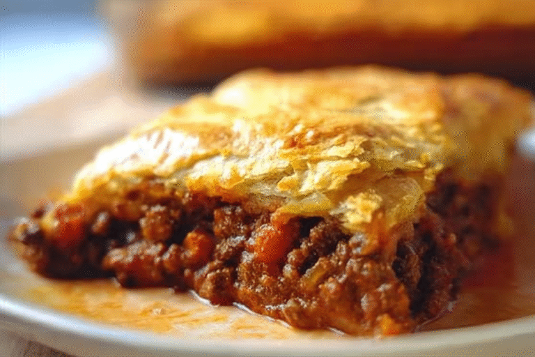 Sloppy Joe Crescent Bake