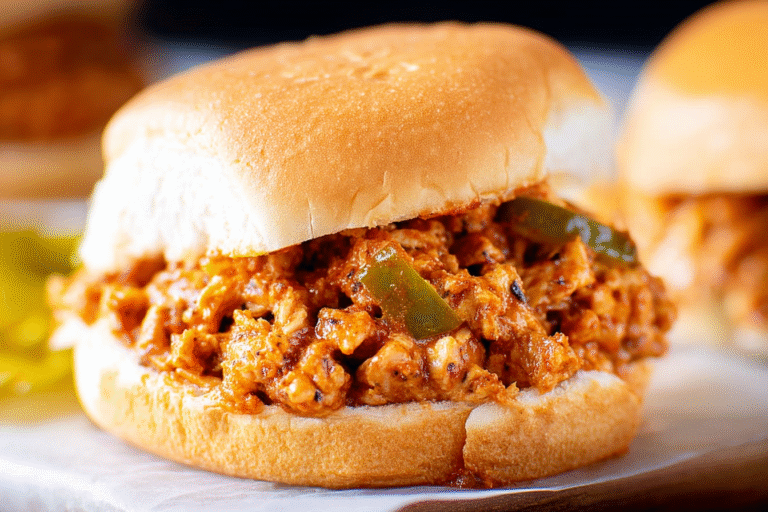 Cajun Chicken Sloppy Joes