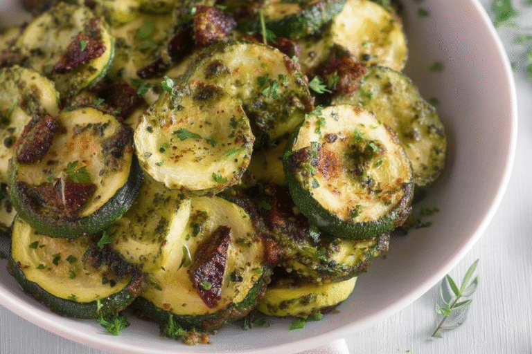 Zucchini Pesto Bakes