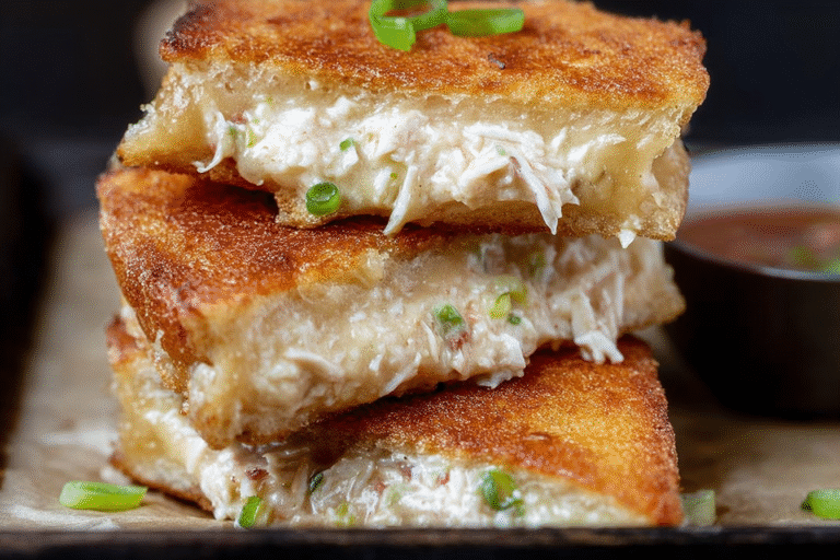 Spicy Crab Rangoon Melt