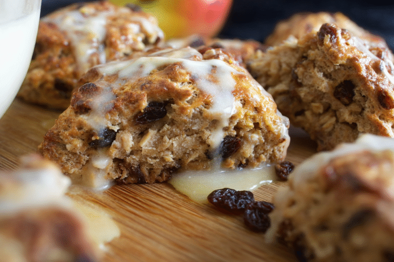 Apple Cinnamon Raisin Scones