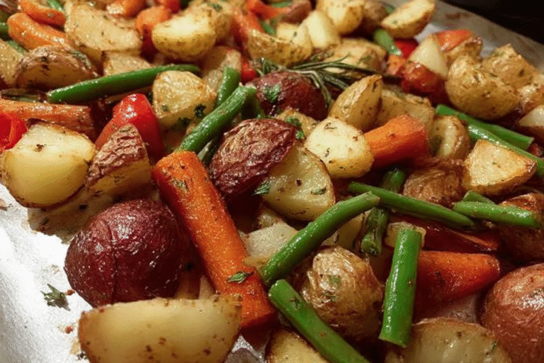 Garlic Herb Roasted Veggies