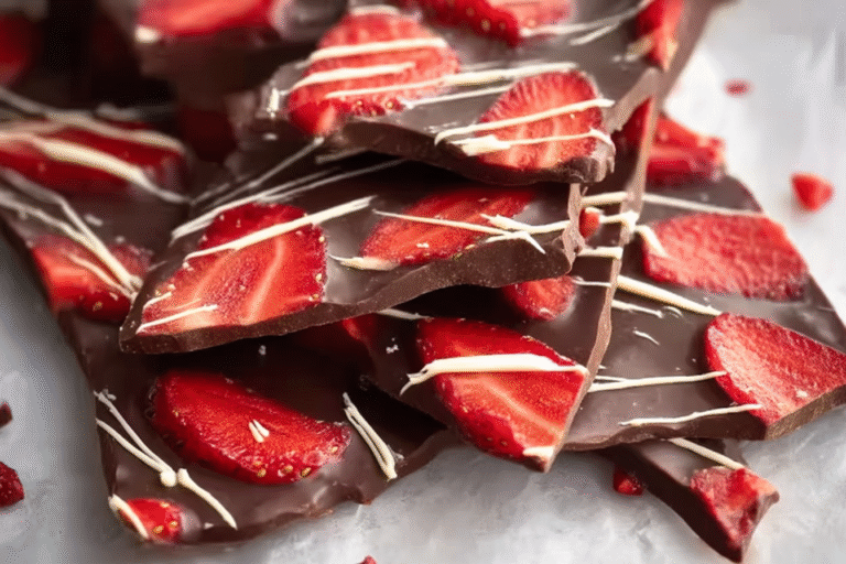 Chocolate Strawberry Bark