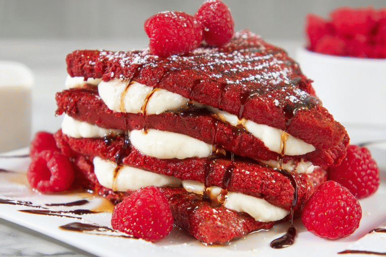 Red Velvet French Toast