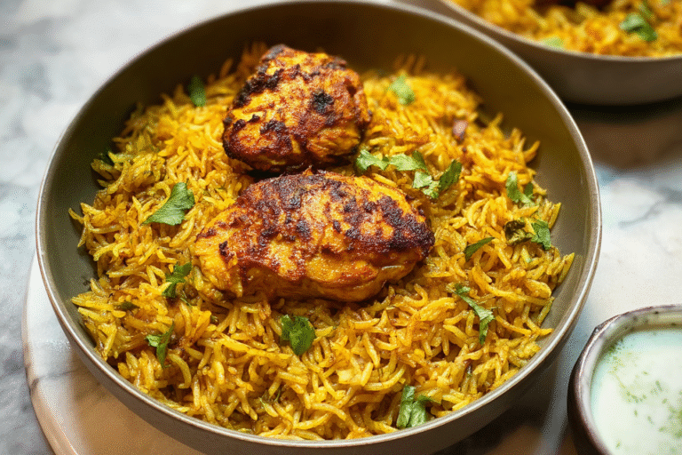 One-Pan Tandoori Chicken and Rice