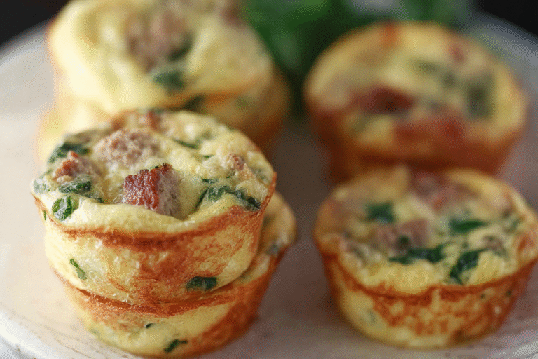 High-Protein Tuna Melt Egg Bites