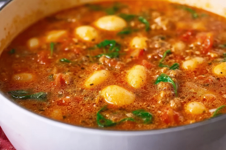 Crock Pot Italian Style Gnocchi Soup