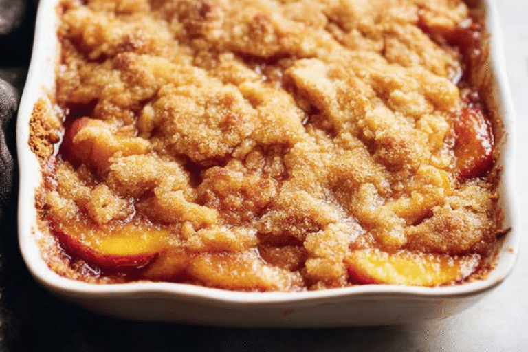Peach Cobbler