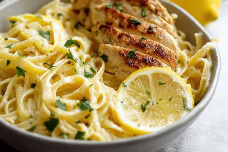 Creamy Lemon Chicken Pasta