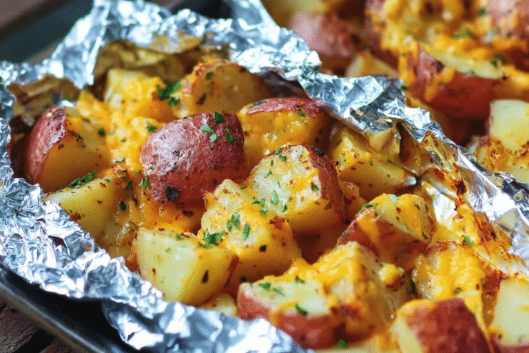 Cheesy Ranch Potato Foil Packs