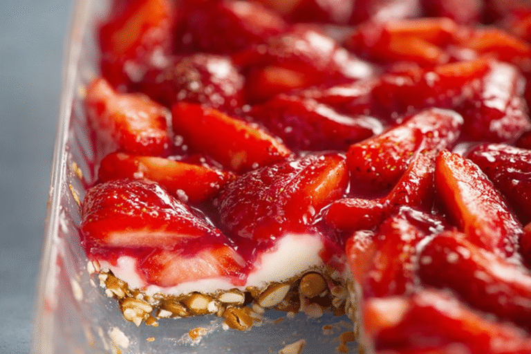 Strawberry Pretzel Salad Recipe