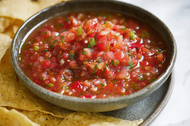 Fresh Homemade Salsa Recipe