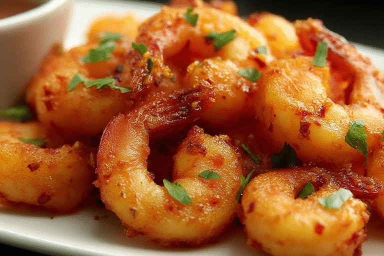 Chili Crisp Shrimp