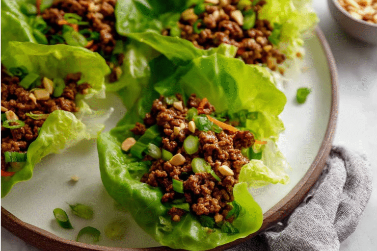 Beef Lettuce Wraps