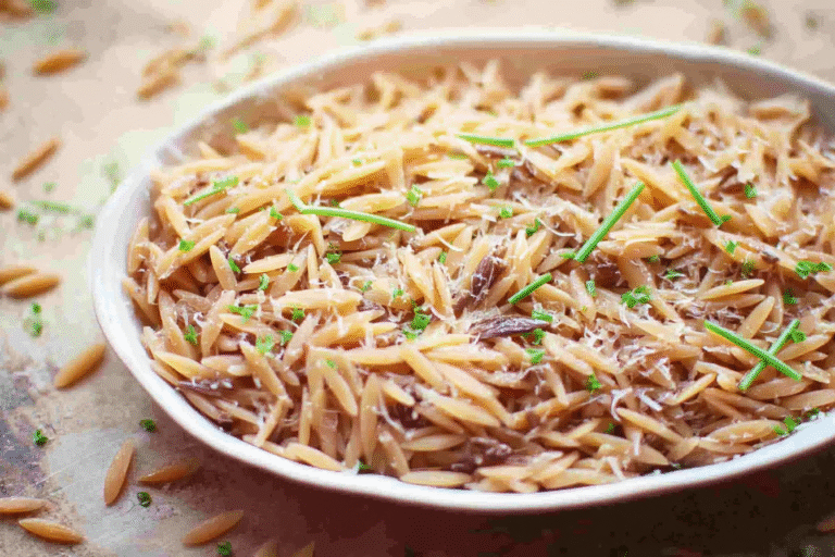 Toasted Orzo with Parmesan