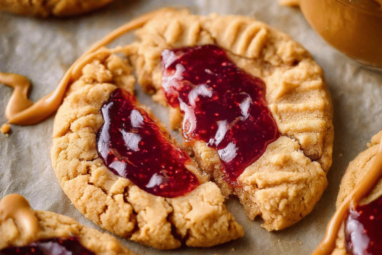 Peanut Butter and Jelly Cookies
