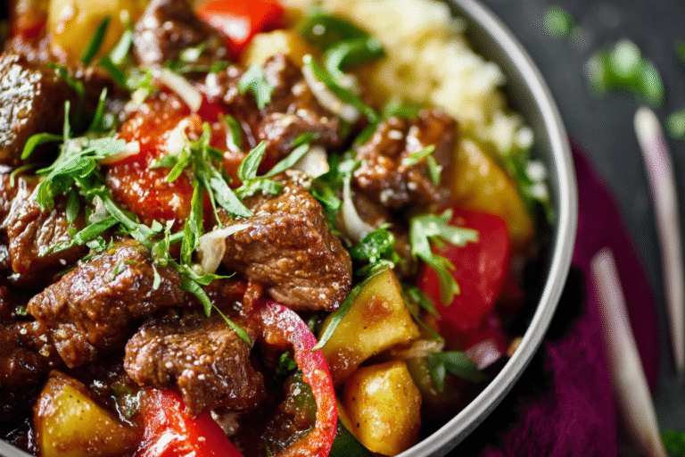 Slow Cooked Summer Beef Casserole