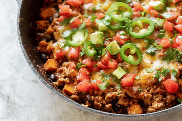 Ground Turkey Enchilada Skillet