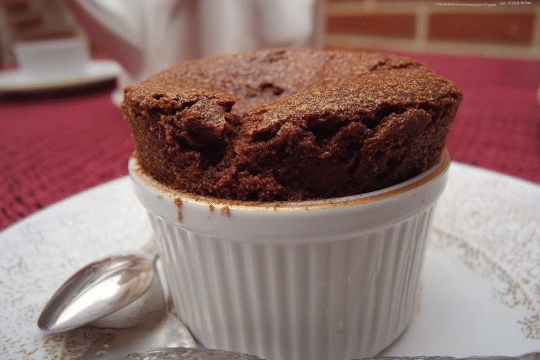 French Chocolate Soufflé