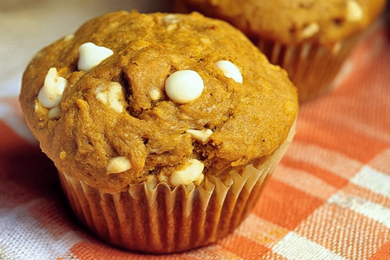 Pumpkin White Chocolate Muffins: The Perfect Fall Treat