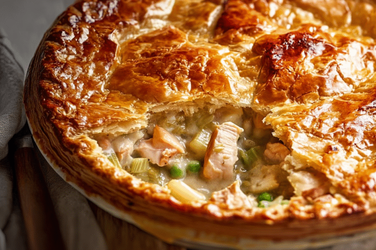 Chicken and Leek Pie