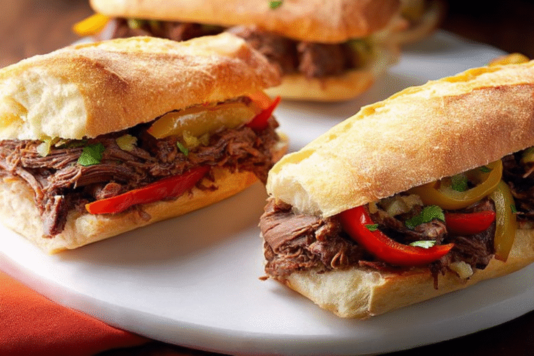 Pressure Cooker Italian Beef Sandwiches