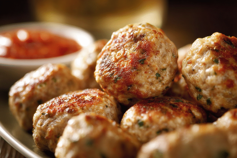 Juicy Chicken Meatballs (That Go with Everything)