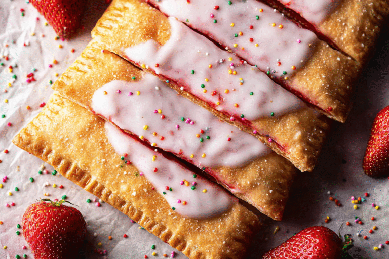 Giant Strawberry Pop Tart