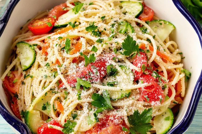 Spaghetti Salad – Easy, Fresh Summer Side