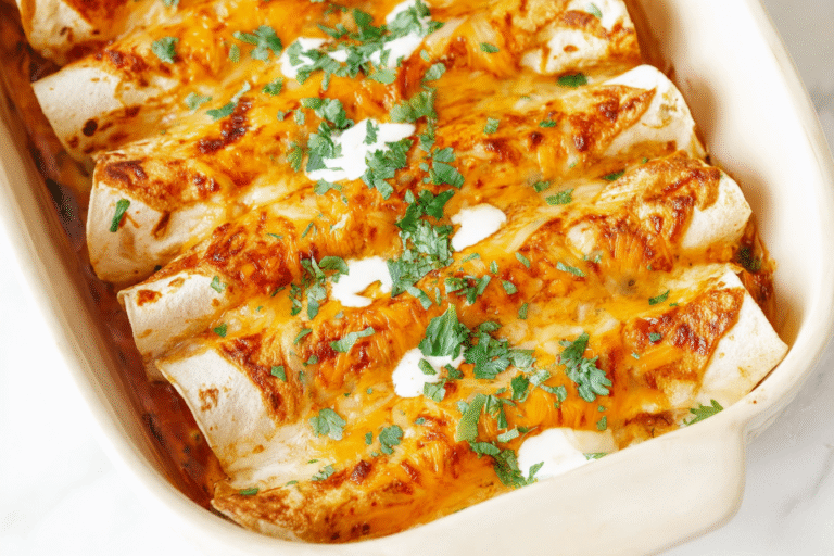 Homemade Easy Chicken Enchiladas