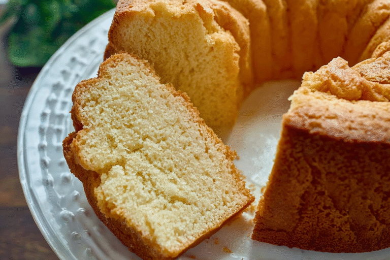 Million Dollar Pound Cake – Rich, Easy Dessert Classic