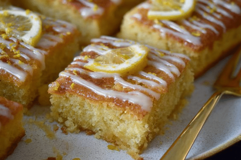 Lemon Drizzle Traybake