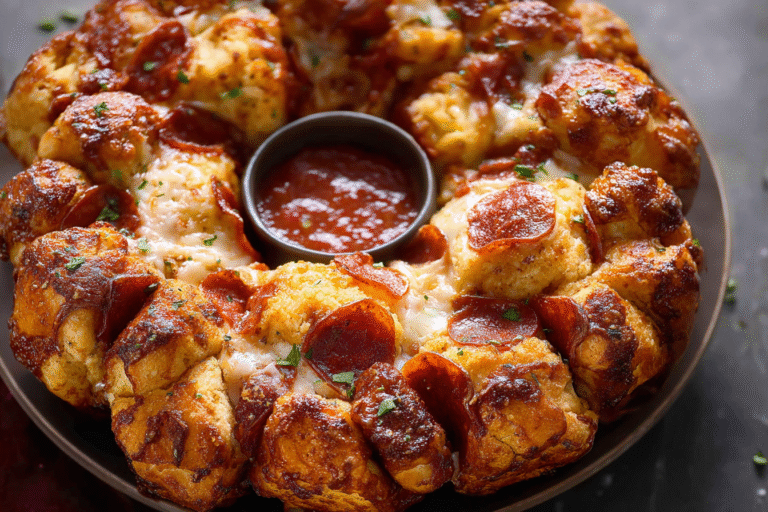 Pizza Monkey Bread – Easy, Cheesy Party Pull-Apart