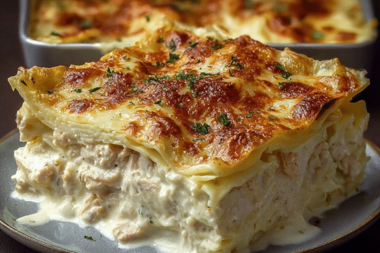 Creamy Chicken Lasagna