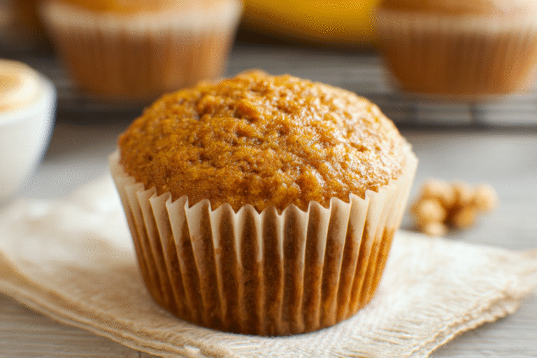 Pumpkin Banana Muffins – Moist, Cozy, and Perfect for Fall