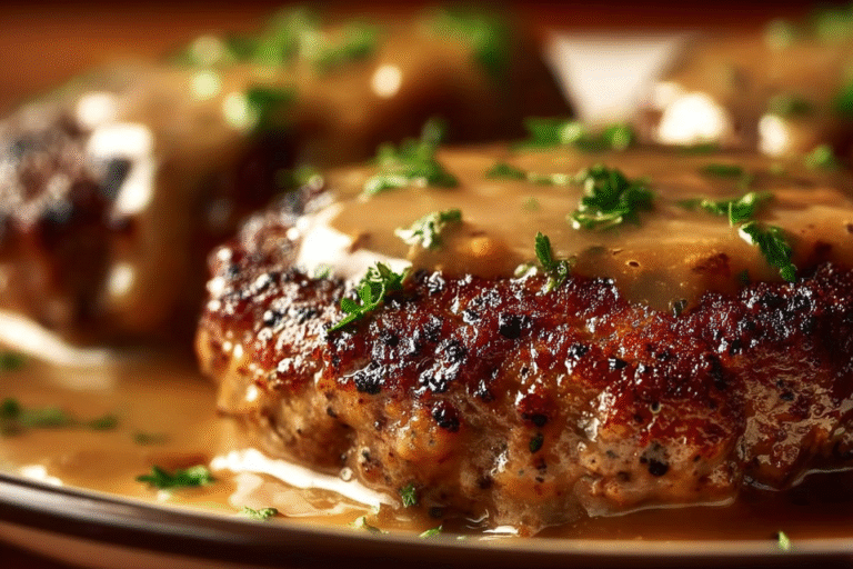 Amish Hamburger Steak Bake