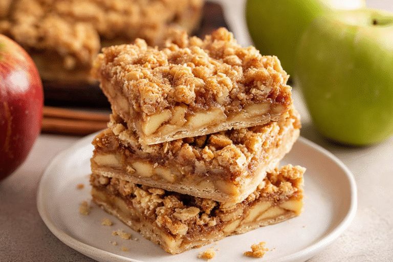 Autumn Harvest Apple Crisp Bars – Easy Fall Dessert Recipe