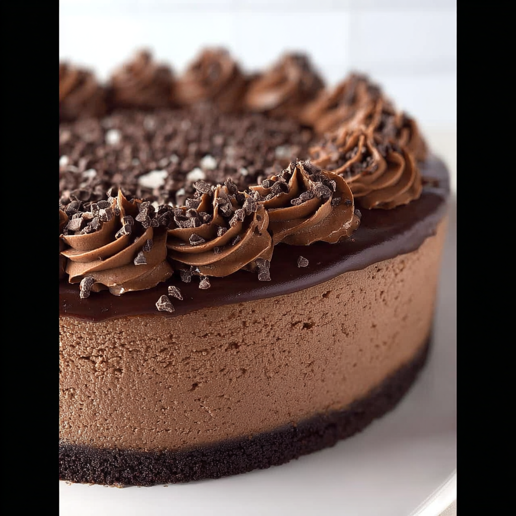 Triple Chocolate Cheesecake PIC