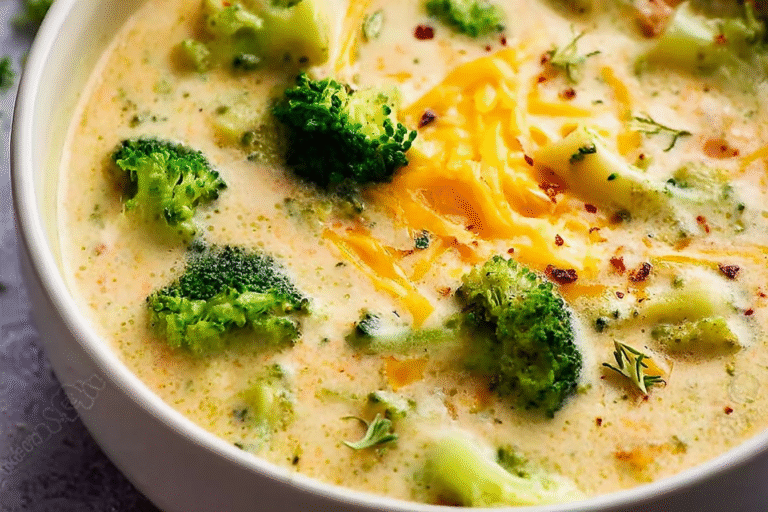 Crock Pot Broccoli Cheese Soup